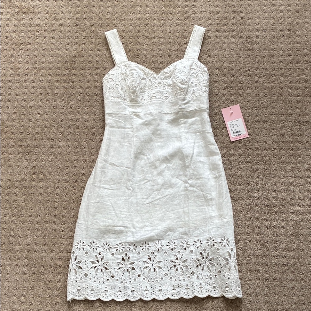 Lilly Pulitzer White Lace Mini Dress